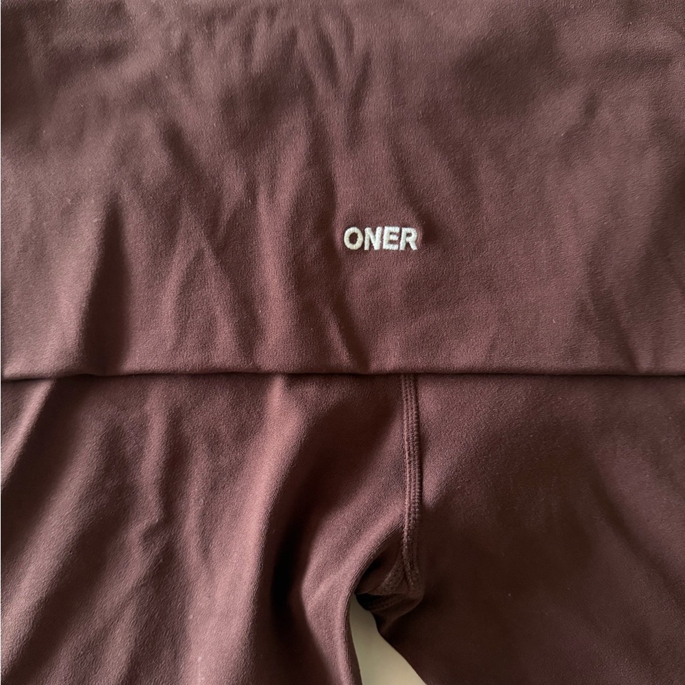 Oner Active SOFTMOTION FOLD OVER SHORTS 6" WITH WHITE LOGO - Picture 3 of 8